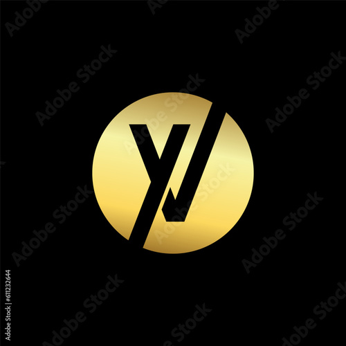 AV monogram logo vector design