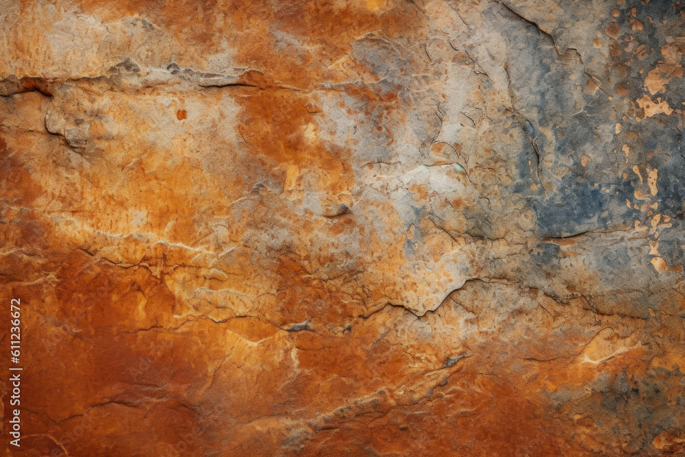 Foto de Cave Stone Old Wall With Ground Layers For Wallpaper And