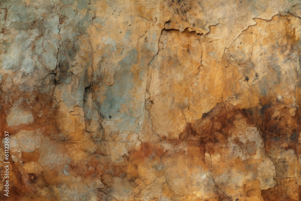 Cave Stone Old Wall With Ground Layers For Wallpaper And Background Created With Artificial Intelligence Cave Stone Old Wall With Ground Layers For Wallpaper And Background Created With Artificial Intelligence