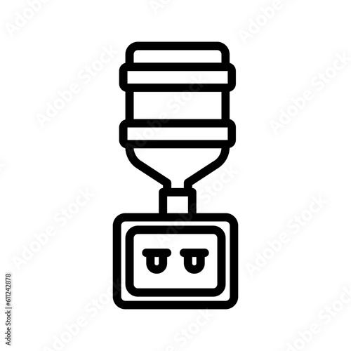 Black line icon for Dispense