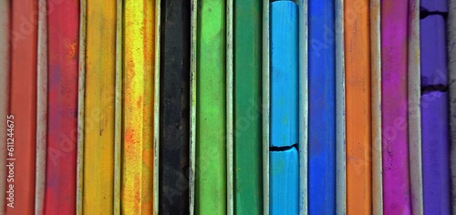  Equipment colored chalk , art supply 