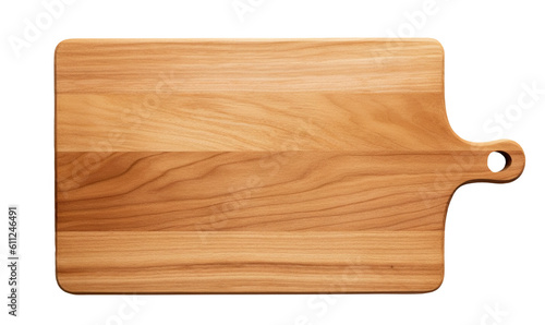 Cutting board isolated on transparent or white background, png
