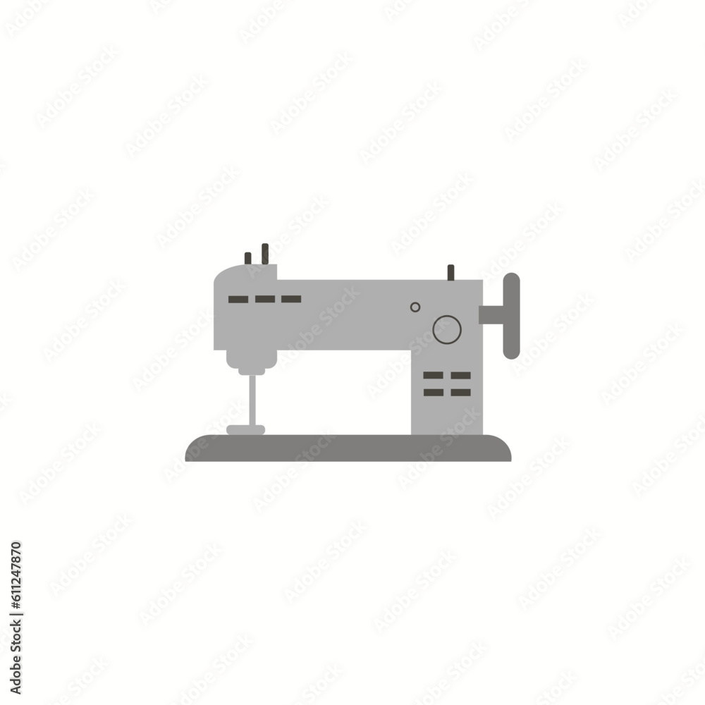 Sewing machine icon. Embroidery sign. Vector