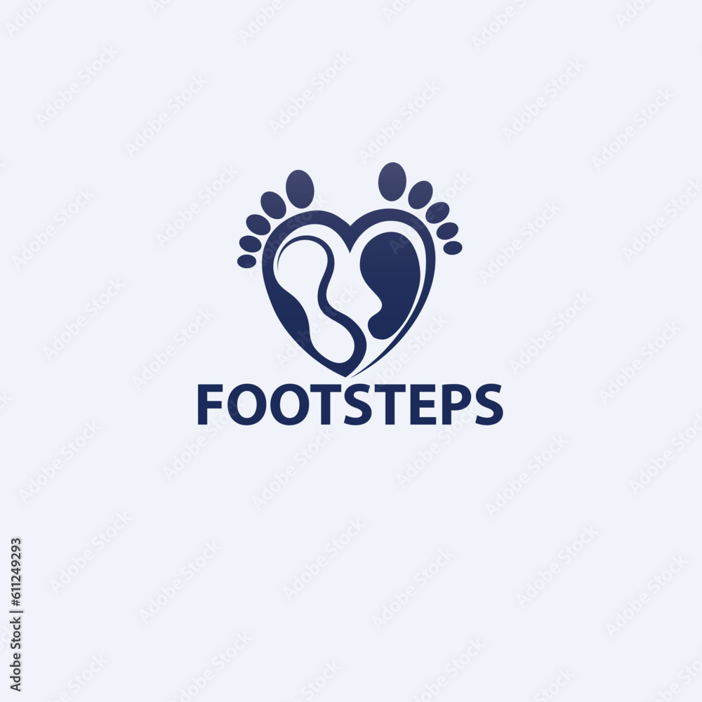footprint logo vector eps 10 footprint logo vector eps 10