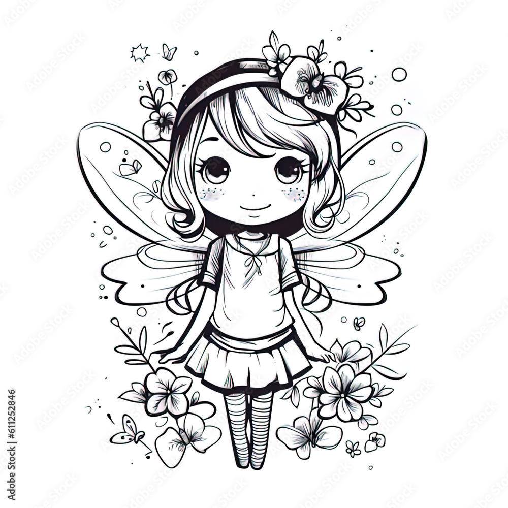 fairy with wings