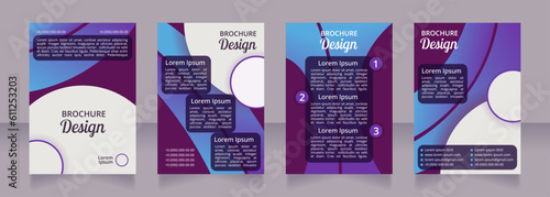 Eating disorders and its treatment blank brochure layout design. Vertical poster template set with empty copy space for text. Premade corporate reports collection. Editable flyer paper pages