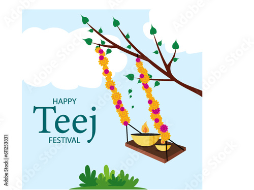 Teej, also known as Hartalika Teej or Hariyali Teej, is a popular Hindu festival celebrated primarily by women in many parts of India and Nepal.