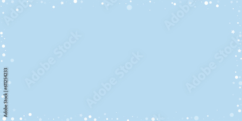 Fototapeta Naklejka Na Ścianę i Meble -  Magic falling snow christmas background. Subtle