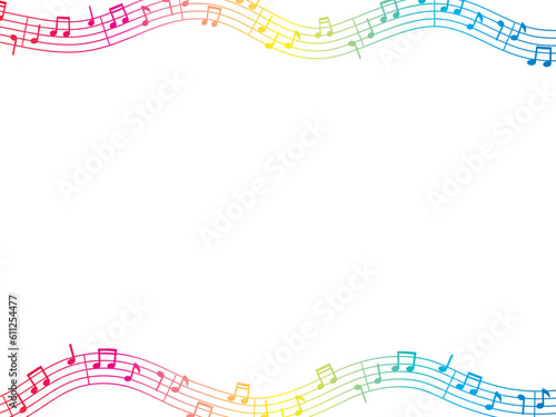 音符楽譜背景