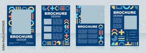 Color psychology seminar blank brochure layout design. Hues understanding. Vertical poster template set with empty copy space for text. Premade corporate reports collection. Editable flyer paper pages