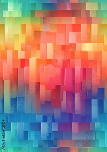 Abstract seamless straight color bar background. illustration art. Can be used for wallpaper, pattern fills created with generative AI technology.