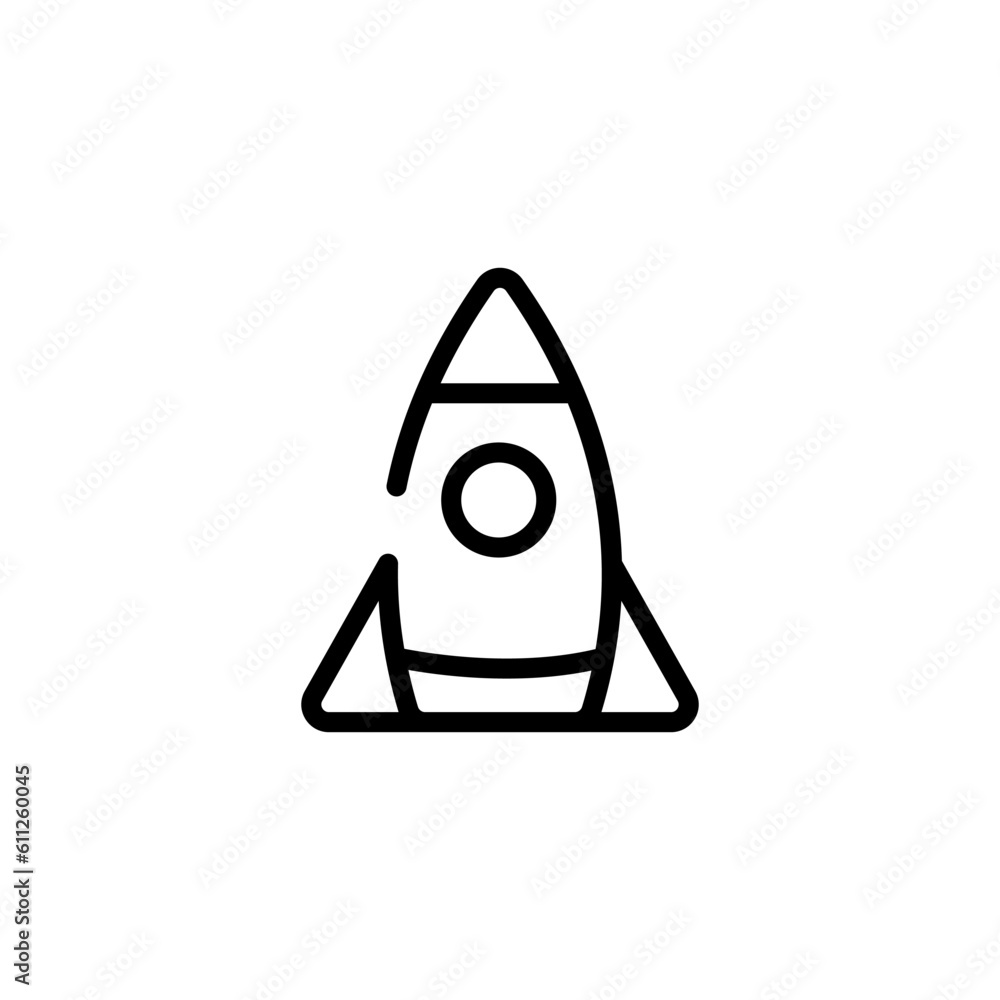 rocket sign symbol vector rocket sign symbol vector