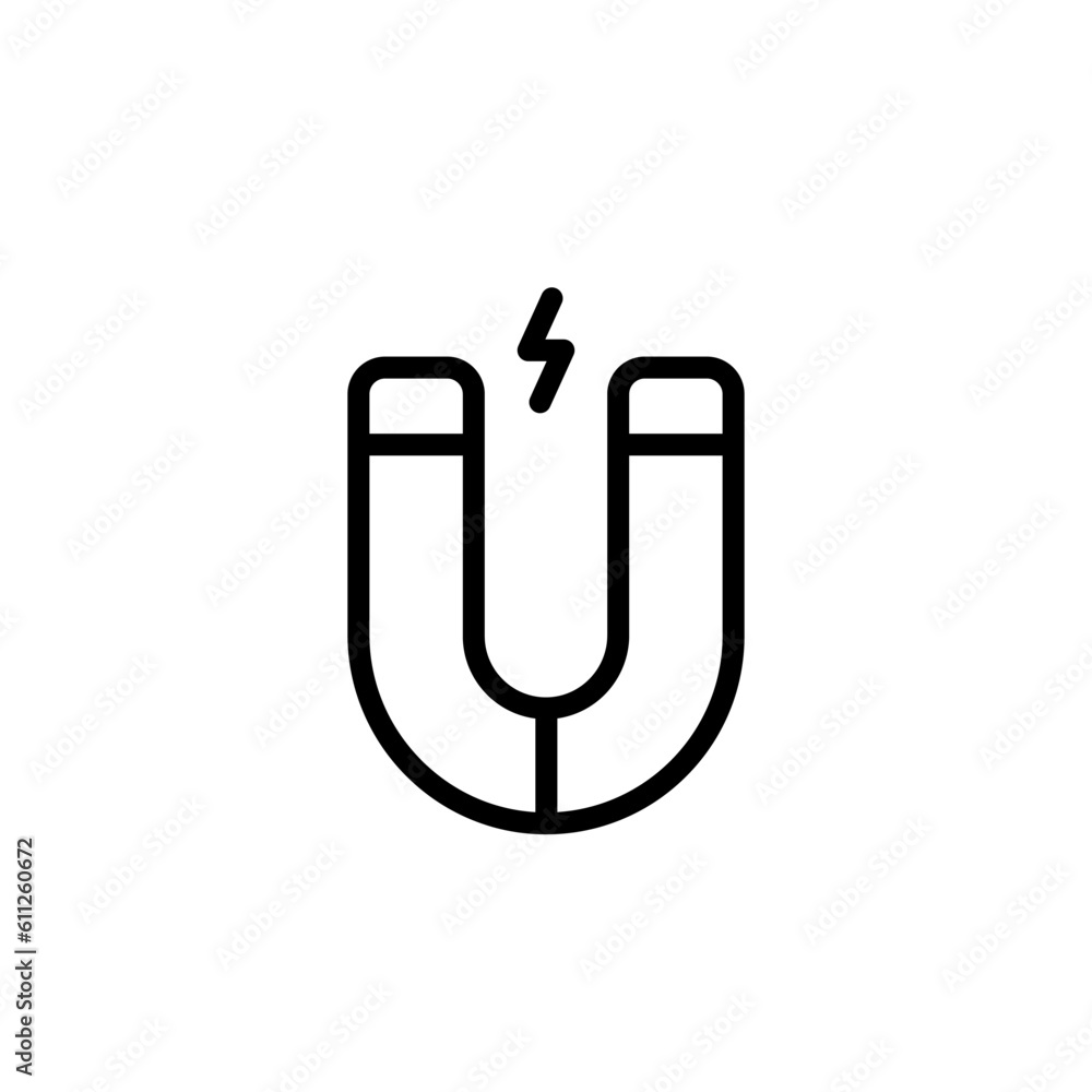 magnet sign symbol vector