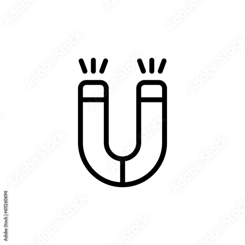 magnet sign symbol vector