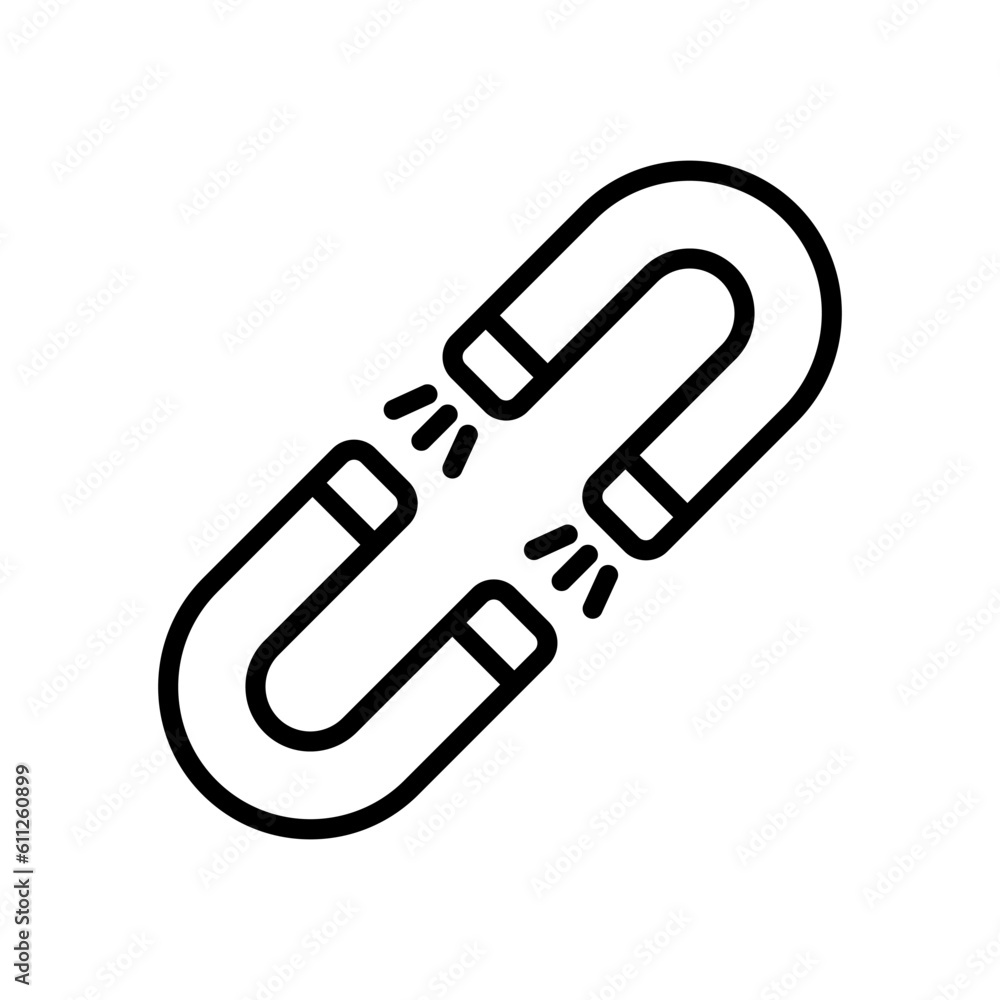magnet sign symbol vector magnet sign symbol vector