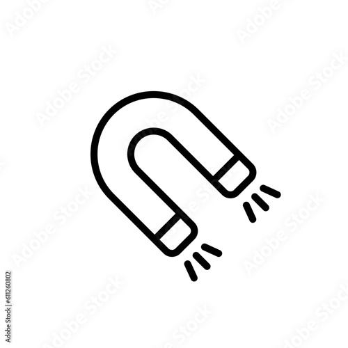 magnet sign symbol vector