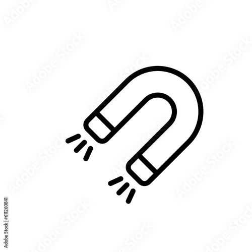 magnet sign symbol vector