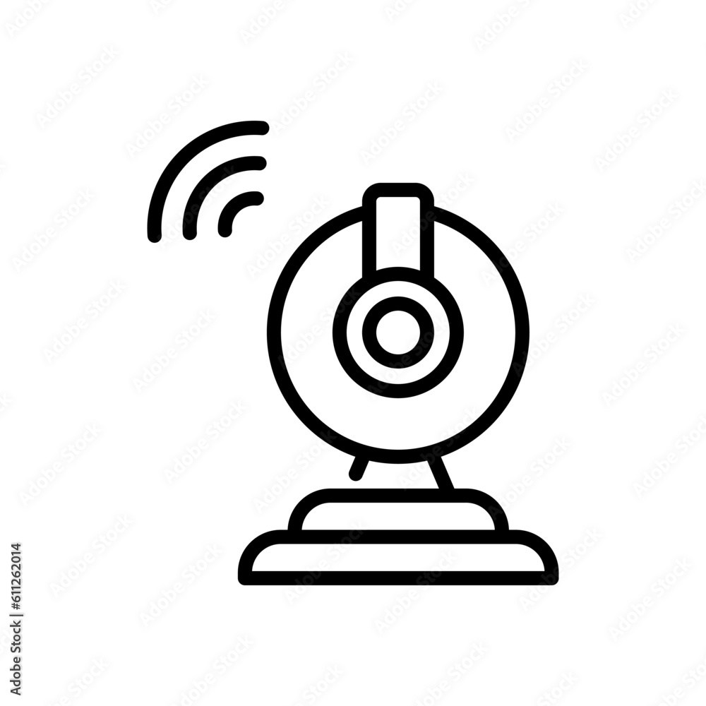 communication webcam sign symbol vector communication webcam sign symbol vector