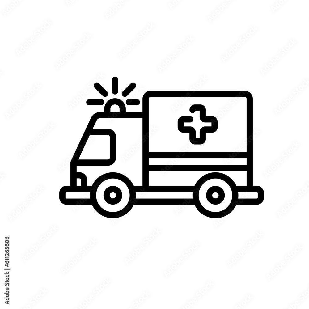 ambulance sign symbol vector