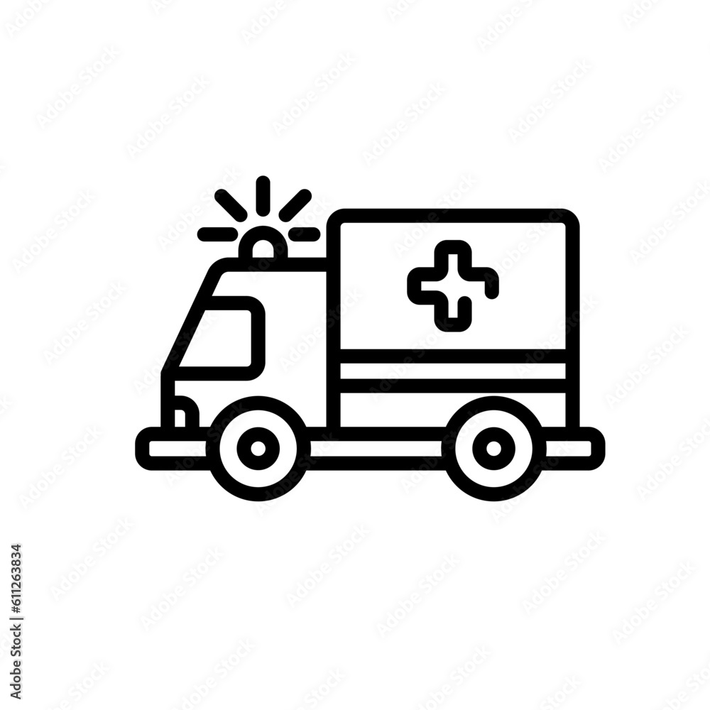 ambulance sign symbol vector