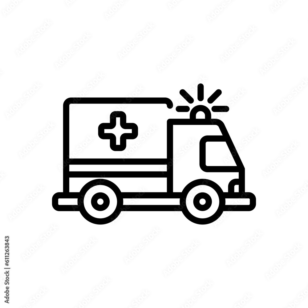 ambulance sign symbol vector