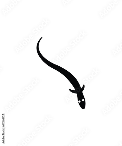 eel fish icon, vector best flat icon.