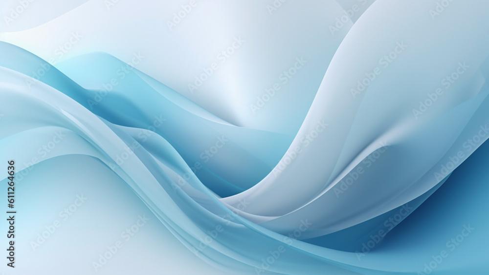 氷の世界をイメージした美しい丸みを帯びた水が流れるラインの壁紙, with Generative AI 氷の世界をイメージした美しい丸みを帯びた水が流れるラインの壁紙, with Generative AI