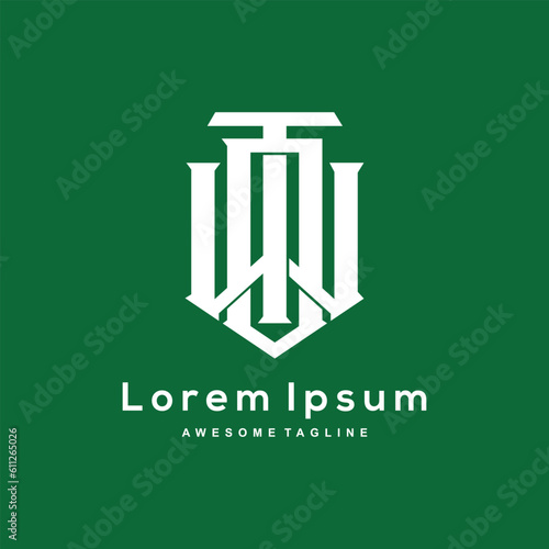 letter TDW logo design