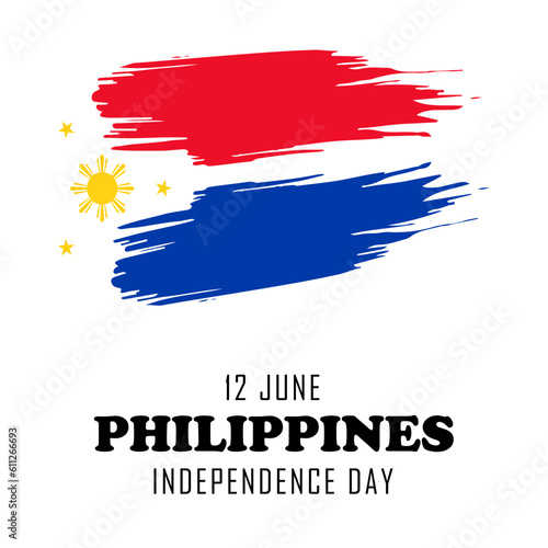 philippines independence day vector background. suitable for card, banner, or poster