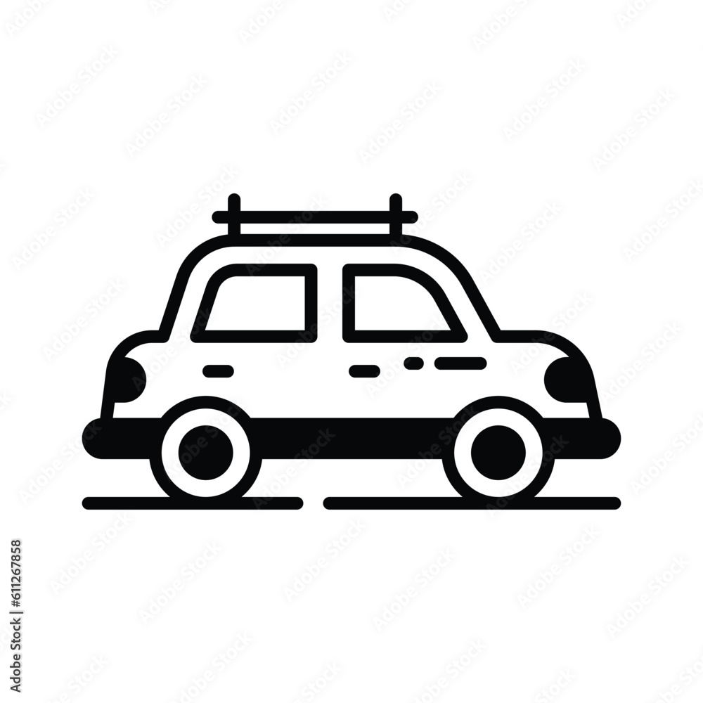 Grab this carefully designed icon of car in modern style, ready to use icon