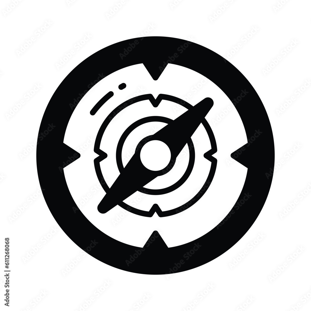 An amazing vector design of compass in modern style, navigation tool icon An amazing vector design of compass in modern style, navigation tool icon