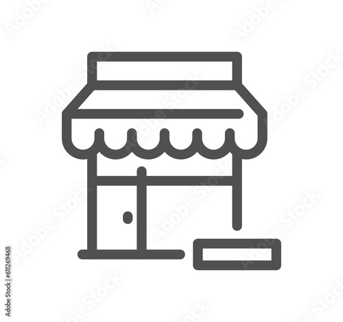 Wallpaper Mural Shop management related icon outline and linear symbol. Torontodigital.ca