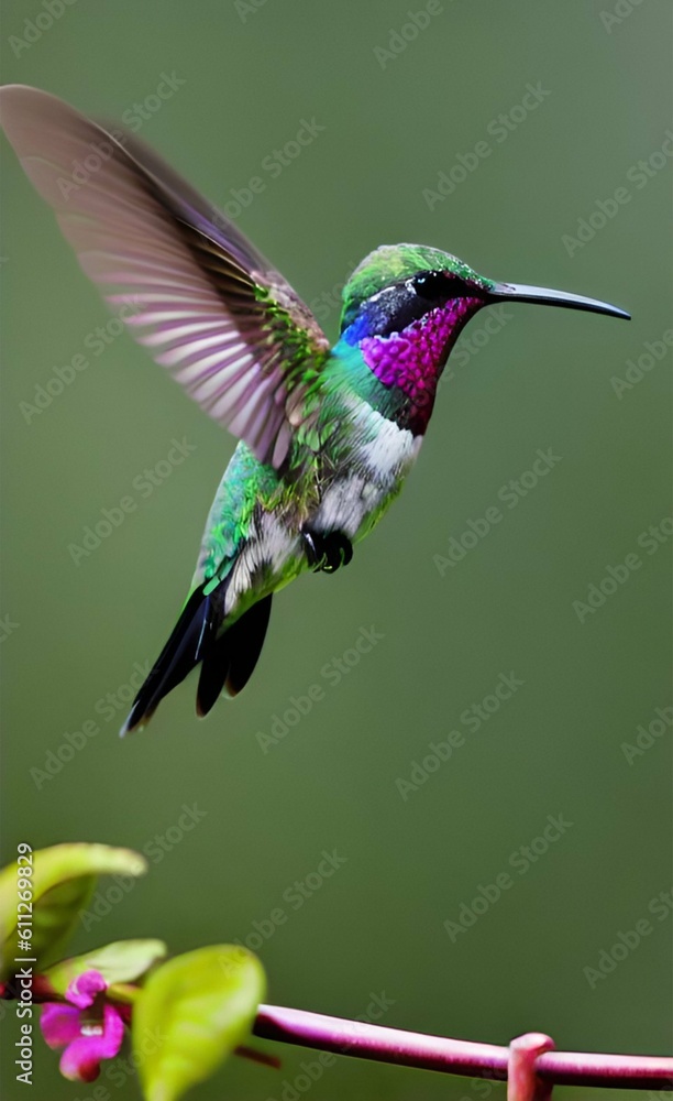 Obraz premium hummingbird art