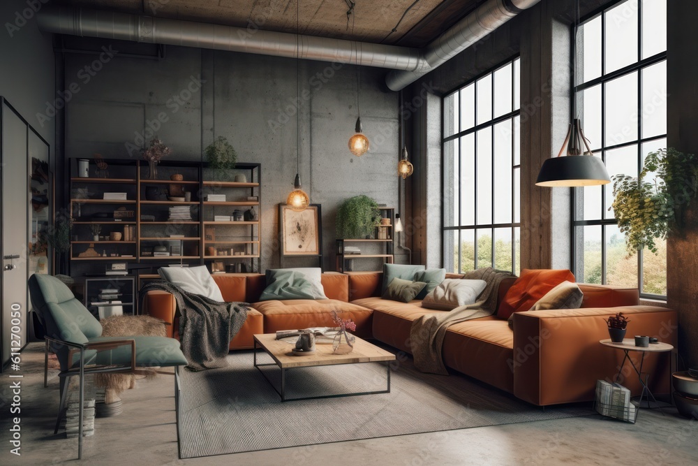 Sophisticated Loft Detailing, Modern Industrial Chic.....