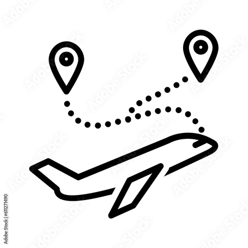 Black line icon for Various