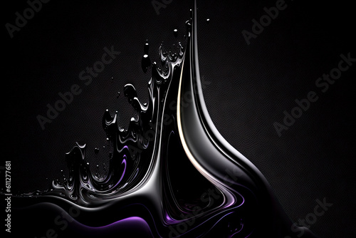 Iridescent fluid abstract wallpaper	
 photo