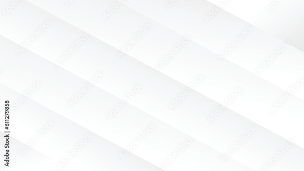 Abstract white and grey gradient color with modern geometric background for graphic design element
