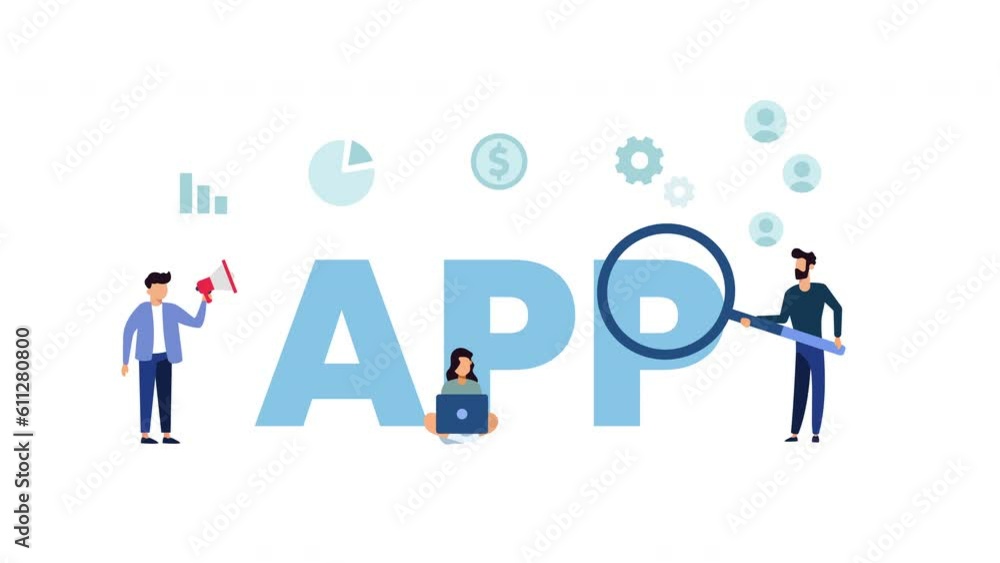 TCV, Concept with people and icons. motion animation. Isolated on white. TCV, Concept with people and icons. motion animation. Isolated on white.