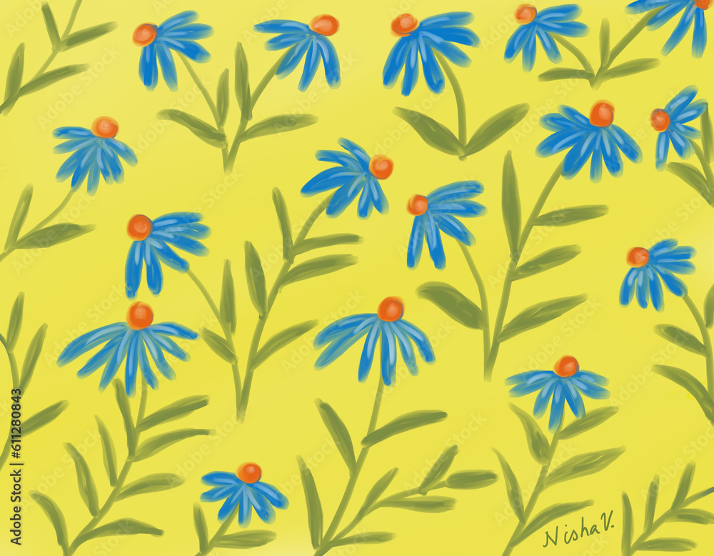 seamless floral pattern seamless floral pattern