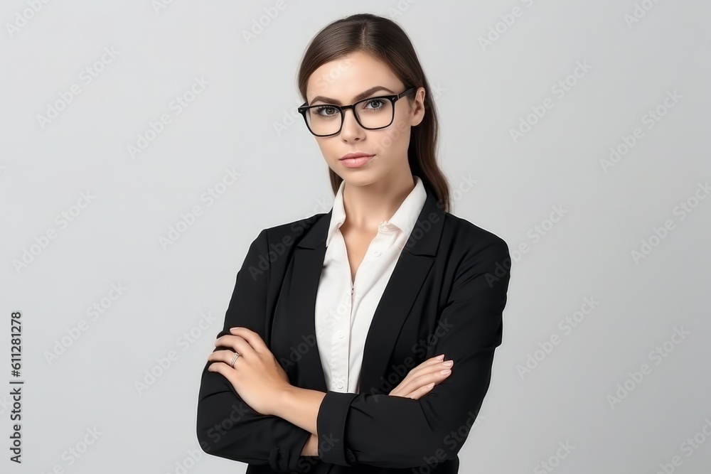 Businesswoman gloomy stress. Generate Ai Businesswoman gloomy stress. Generate Ai