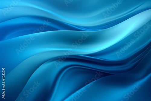Wallpaper Mural Dynamic waves flow background for business presentation design Generative AI Torontodigital.ca