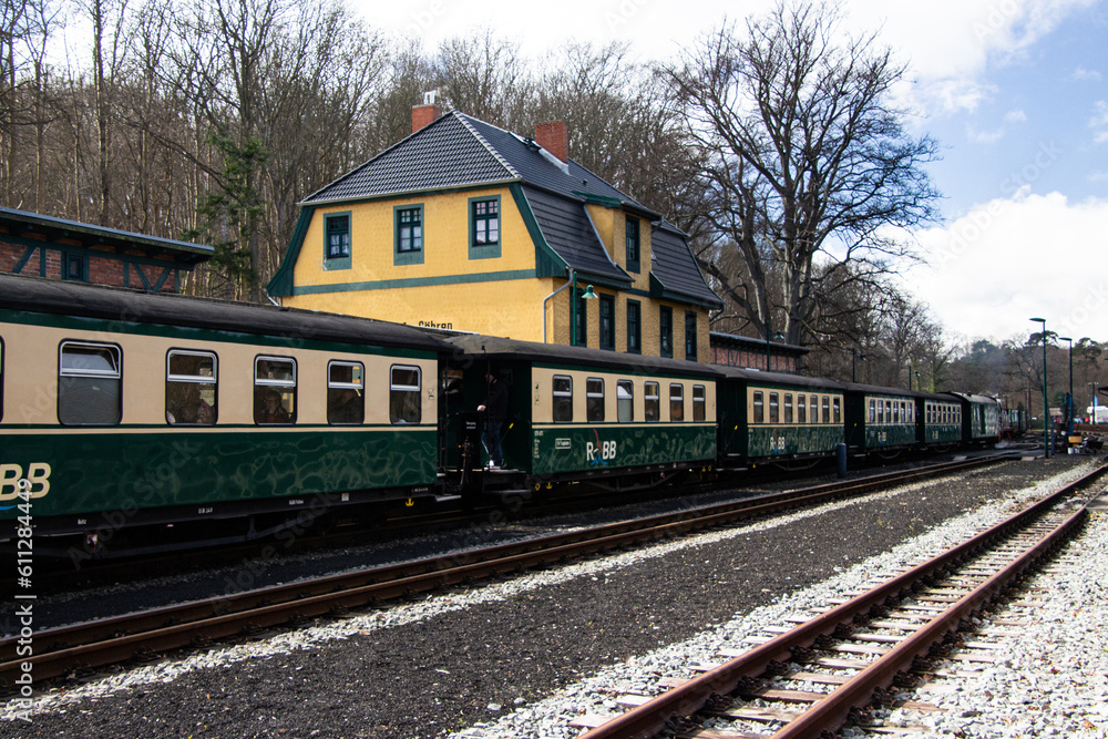 Rasender Roland Steam Train on Rügen Island, Germanx