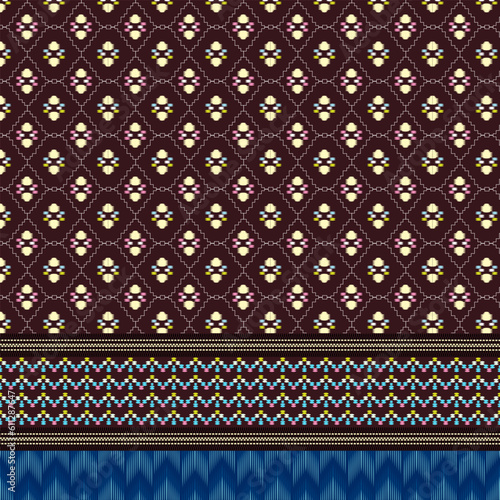seamless geometric local culture pattern for background Can be used in textiles, clothing, jewelry, wallpaper, cloth, vector images.