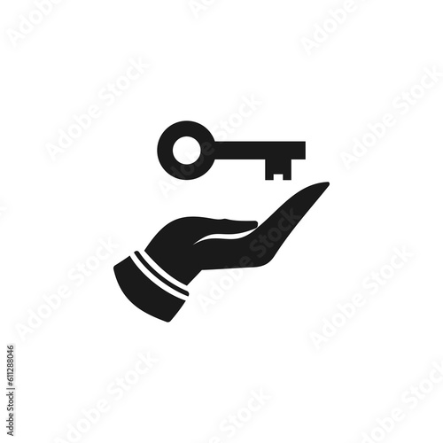 Access control icon or Access control sign vector isolated in flat style. Best Access control icon vector for product packaging design element. Access control sign for service design element.