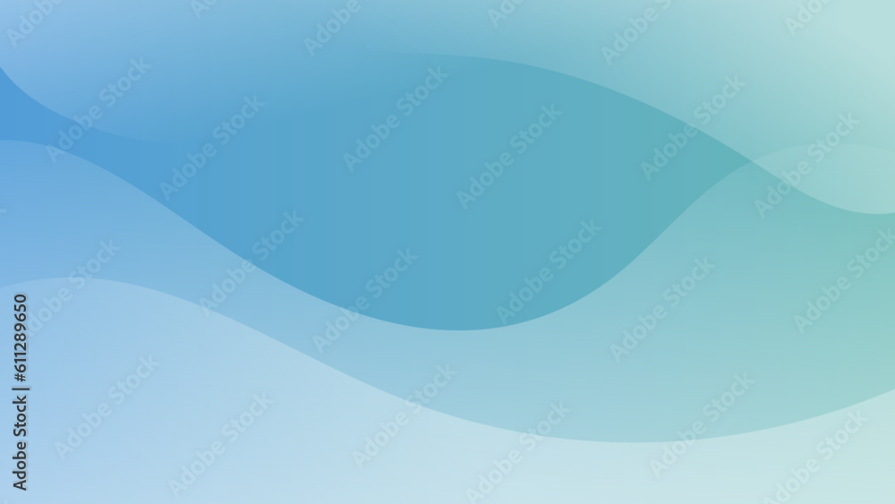 Fototapeta premium Abstract background vector with blue wave. Abstract blue vector background with wave. abstract smooth blue wave background