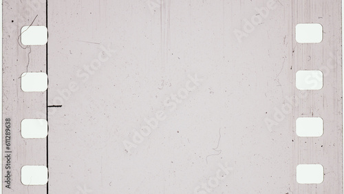 Film Mattes With Perforations, Old, Dust