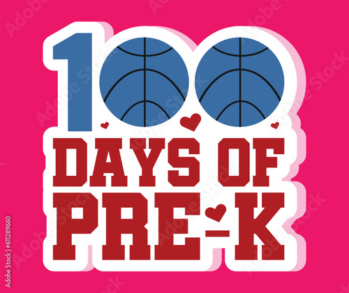 100 days of school stacker svg