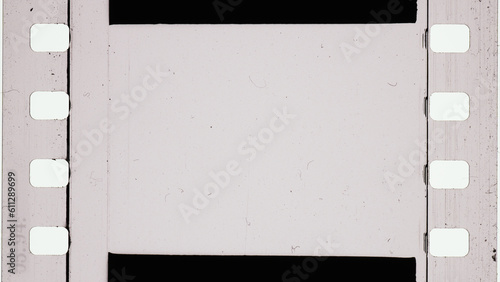 35mm Black And White Old Film Frame