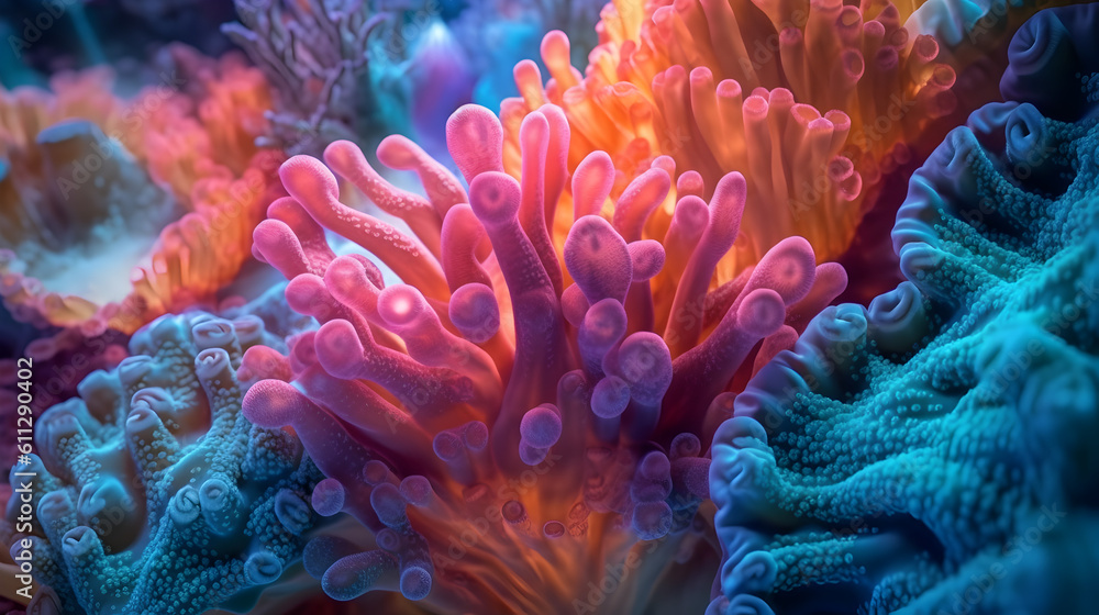 Obraz premium coral reef in aquarium