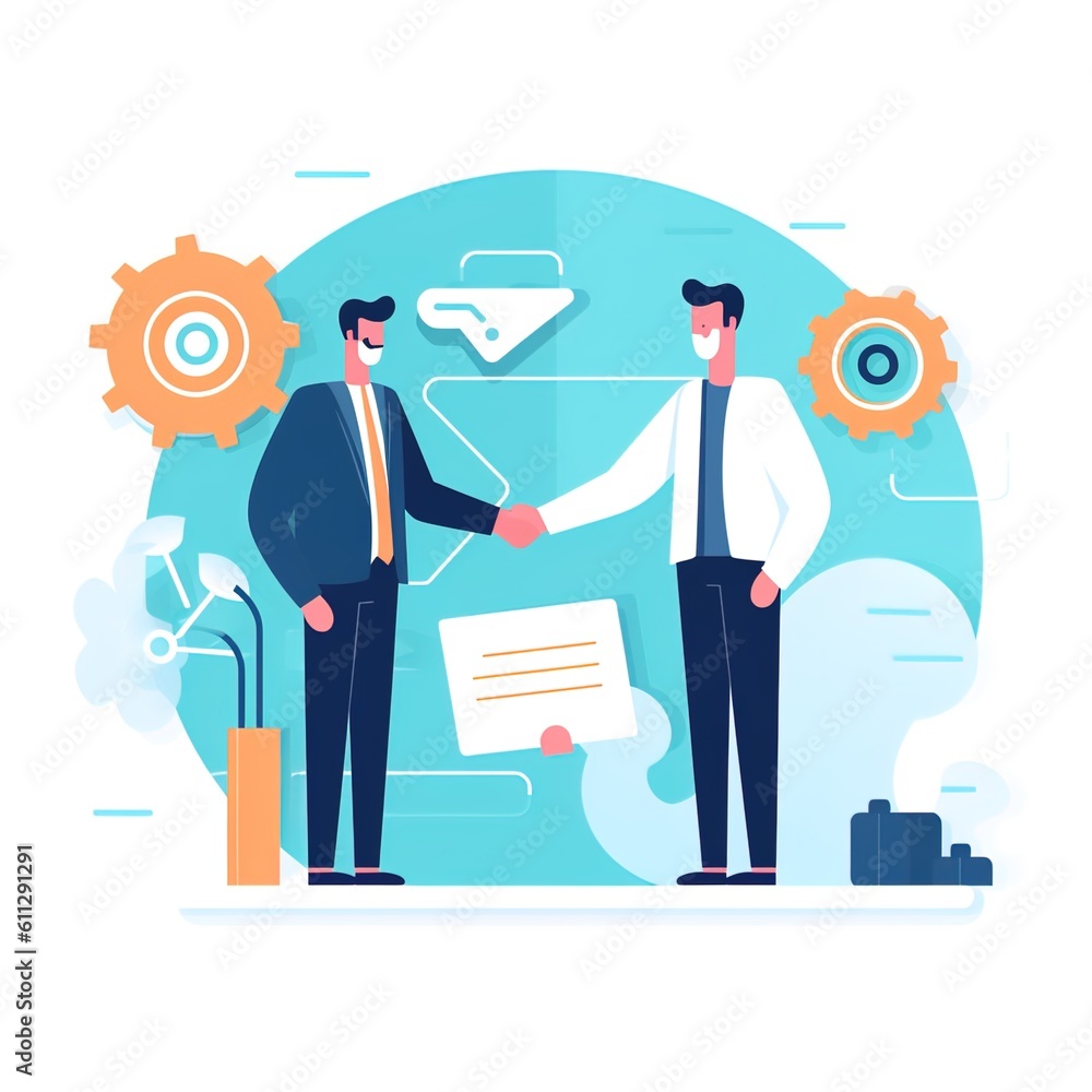 Vector illustration concept of business, time management, planning, meeting.VECTOR Vector illustration concept of business, time management, planning, meeting.VECTOR